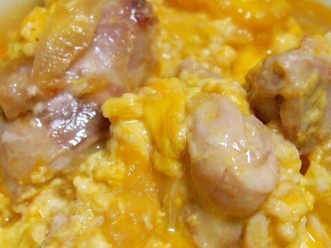 たっぷり卵のふわとろ親子丼